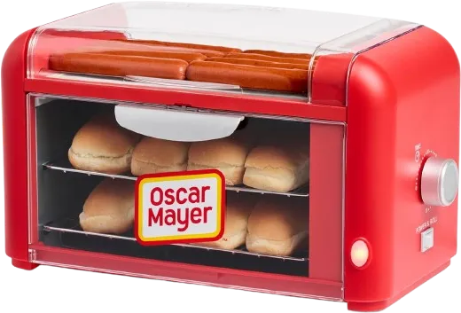 Nostalgia Oscar Mayer Hot Dog Roller & Bun Toaster Oven